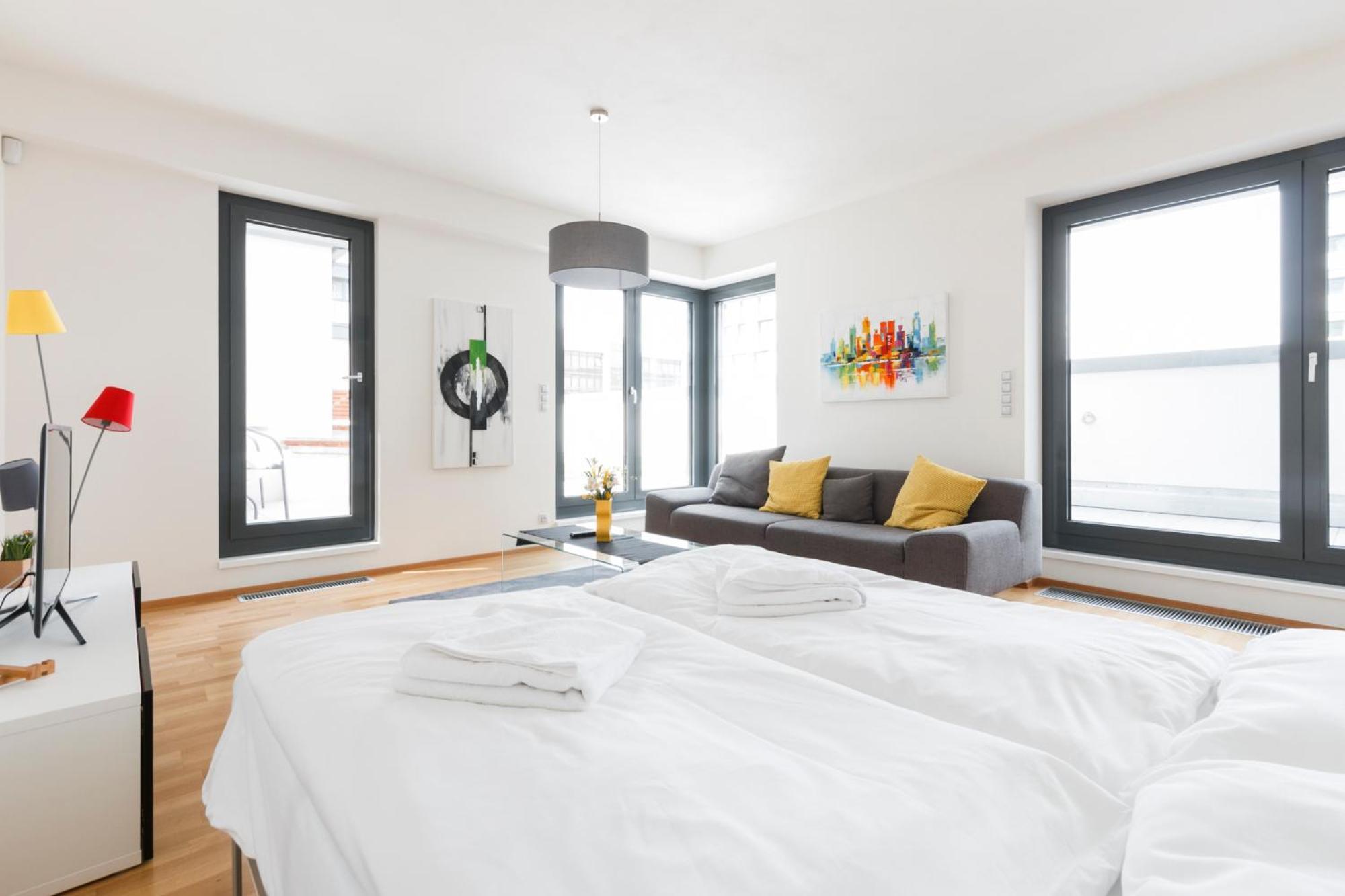 Prague Days - Luxurious Apartments In Trendy Zizkov Bagian luar foto
